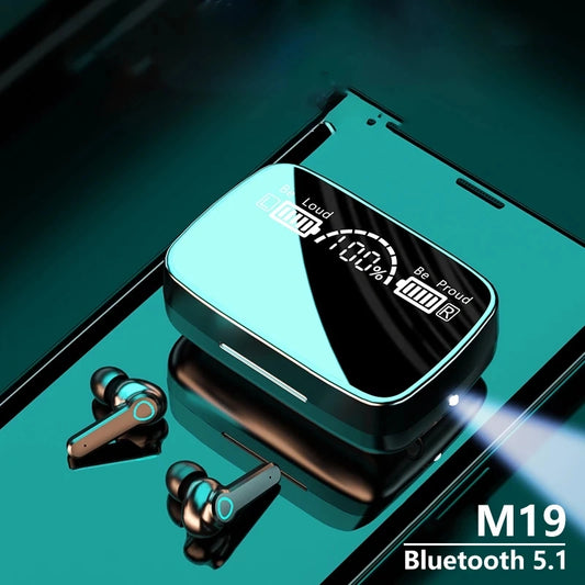 TWS M19 Wireless Earbuds Pure Sound Zero Limits
